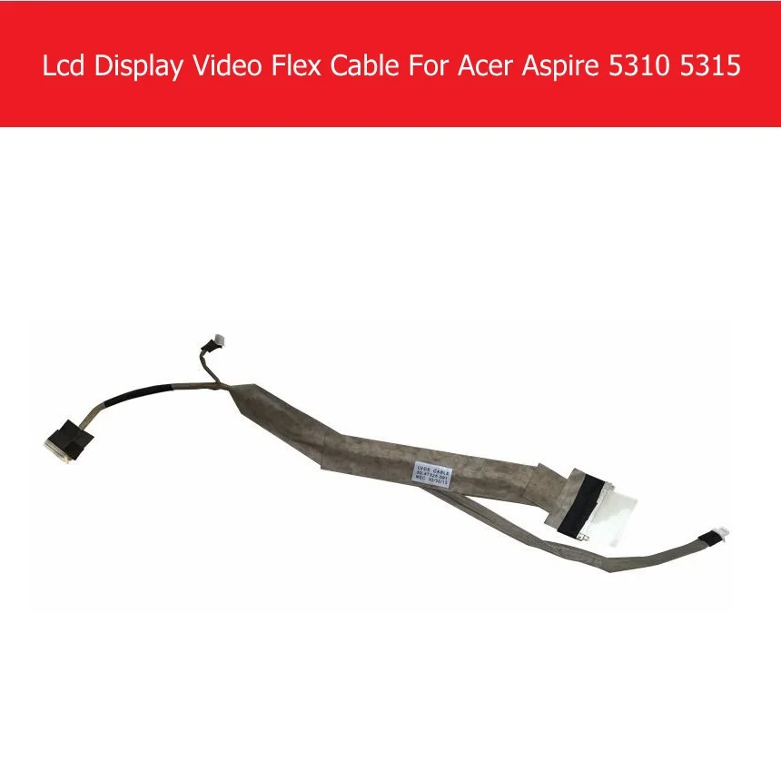 Weeten Genuine Laptop Screen Video Flex Cable Per Acer Aspire 5310 5315 5720 5520 Lvds Lcd Led Flex Cable Sostituzione Del Laptop
