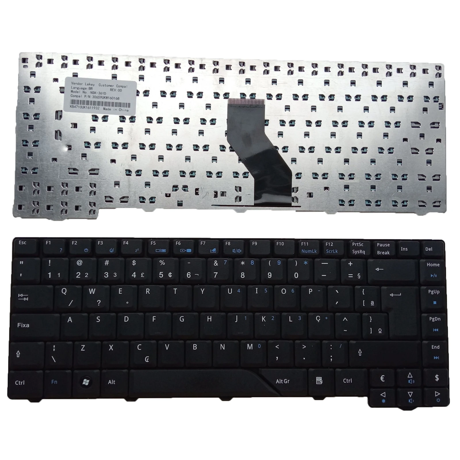 Nuova Tastiera Br Per Acer Aspire 4220 4520 4710 5520 5315 5920 5710