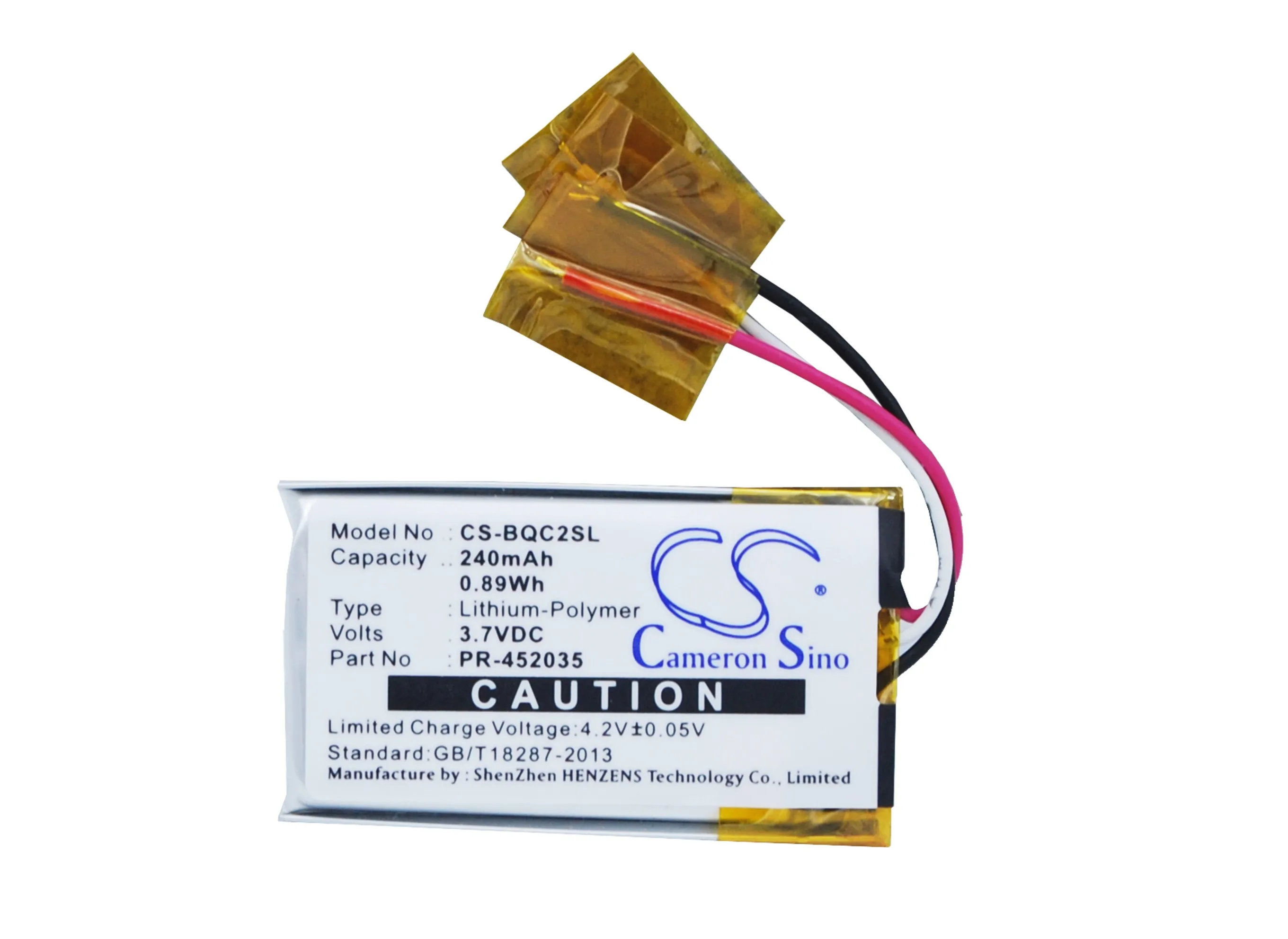 Batteria Cs 240Mah Per Bose Pr-452035 Mio 338040000101 402035 (1 Icp5/21/36) Bose Quietcomfort 20 Qc20 Mio Mivue C330 Mivue C335