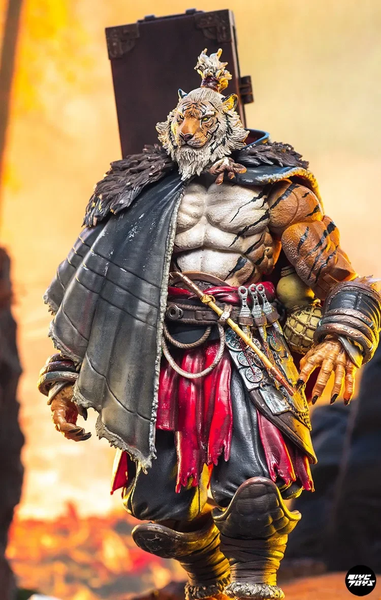 In Magazzino Jiangmeng Tiger Man Hermit Old Man Tiger Tiger Head Man 1/12 Anime Model Action Figure Toys Hobby
