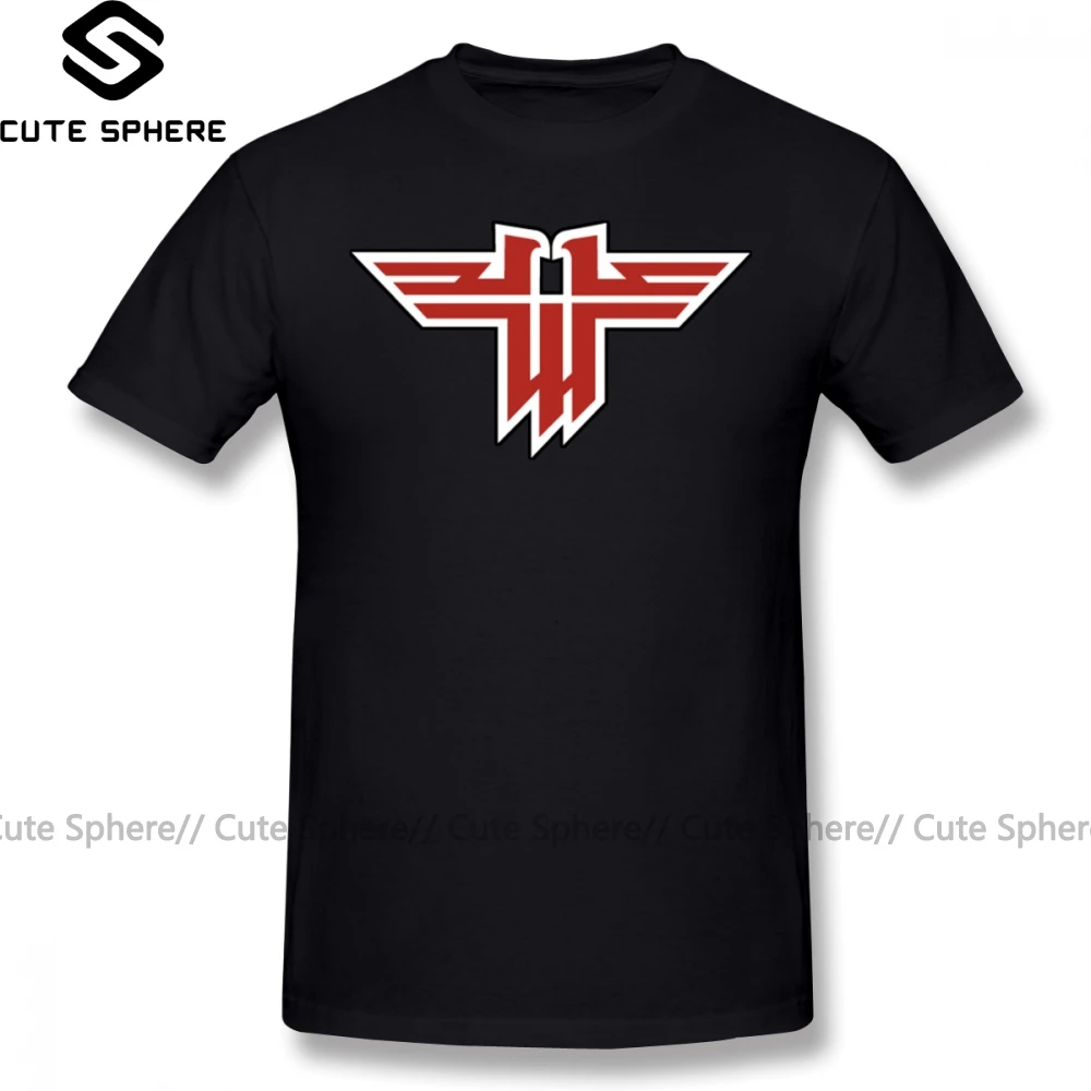 Maglietta Wolfenstein Maglietta Wolfenstein Maglietta Da Spiaggia A Maniche Corte Maglietta Da Uomo 5X Con Stampa In Cotone 100 Percento