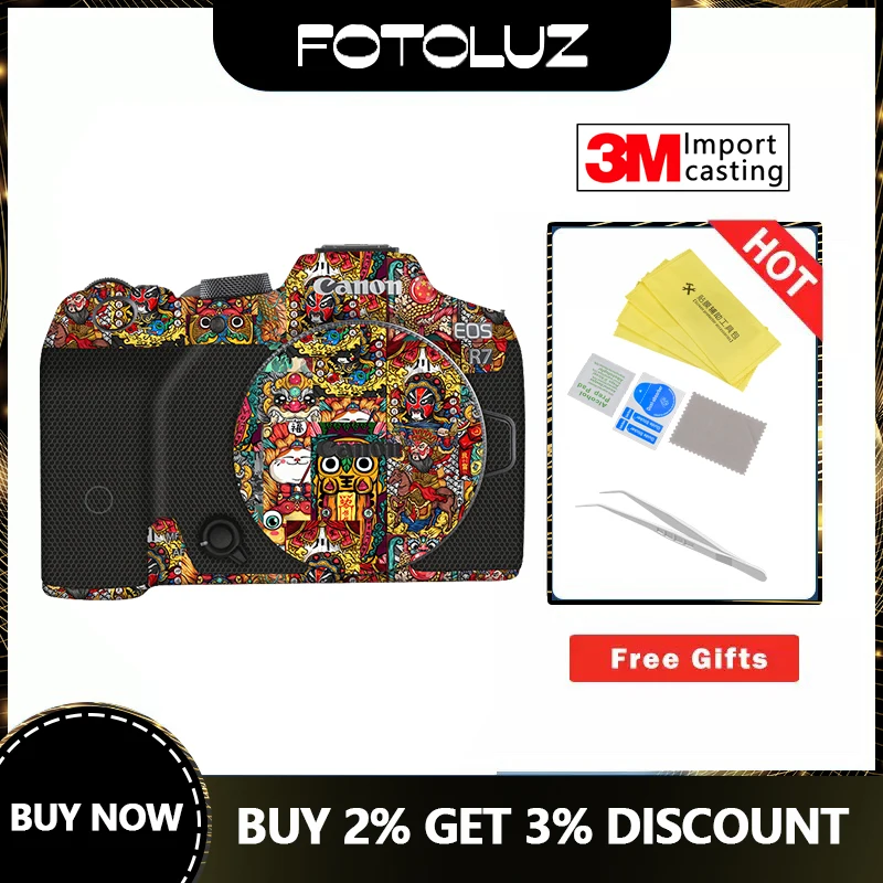 Fotocamera Body Wrap Skin Camera Body Skin Decal Canon Eos R7 Eosr7 R7 Sticker Custodia Protettiva Antigraffio Per Pellicola