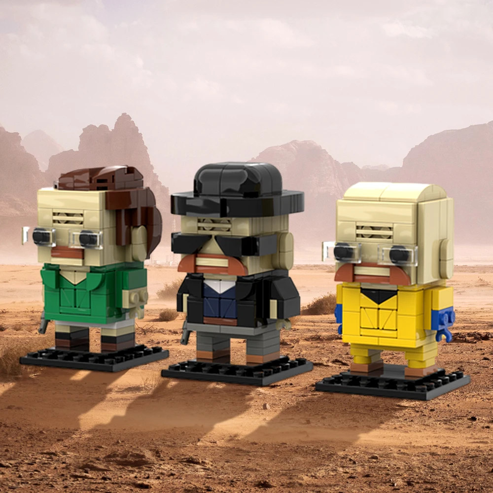 Moc Breaking Bad Walter White Building Blocks Modello New Breaking Bad Action Figures Mattoni Giocattoli Educativi Per Bambini Regali Di Compleanno