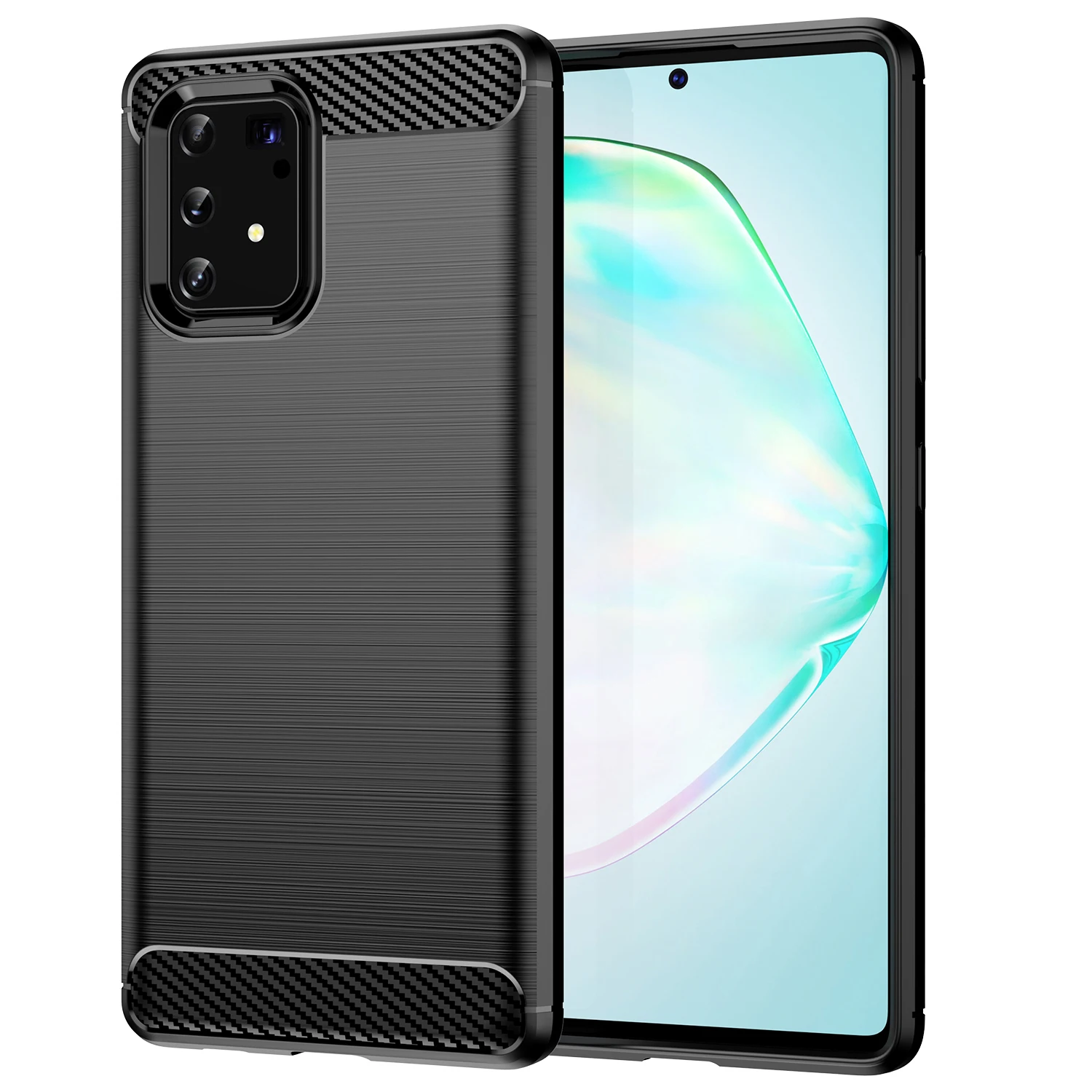 Custodia Spazzolata Per Samsung A91 Galaxy A90 5G A80 A82 Cover Per Telefono In Fibra Di Carbonio Per Samsung Galaxy A90 Custodie Antiurto Coque Funda