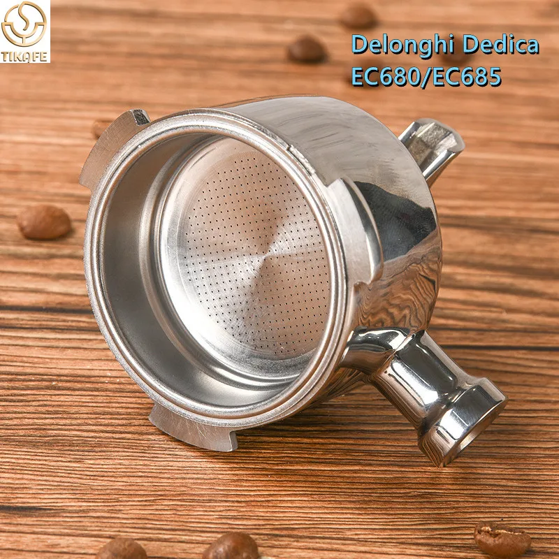 51Mm Testa Singola Per Doppio Beccuccio Portafiltro Portafiltro Delonghi Decolla Ec680/685 Ecp33.21 Ecp35.31