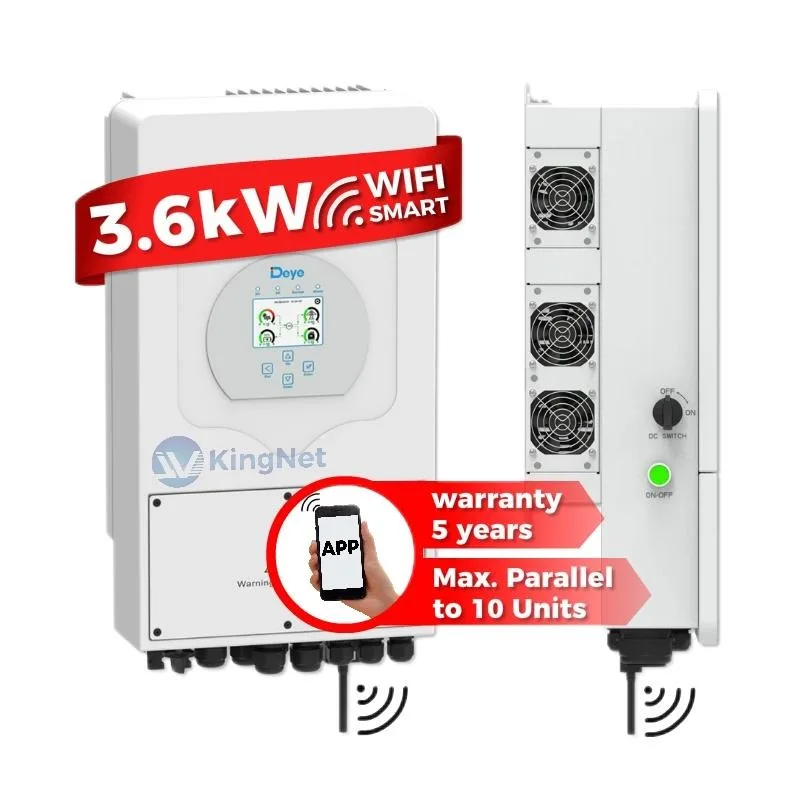 Popolare Deye Inverter 3.6Kw 5Kw 6Kw 2 Mppt Home Pv Battery System Wifi Solar Hybrid Inverter Sun-3.6K-Sg03Lp1-Eu