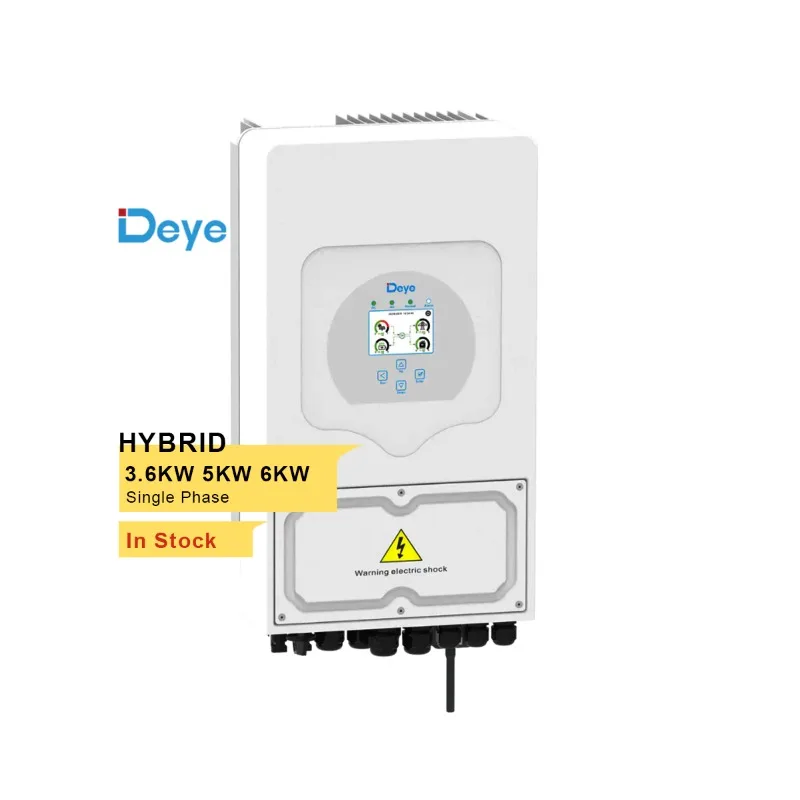 Deye Hybrid Inverter 3.6Kw 5Kw 6Kw Deye Hybrid 3 Phasen Fabbricazione Ue