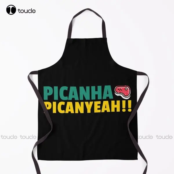 Picanha Picanyeah Meat Bbq Tee Grembiule Grembiule Da Cuoco Per Donna Uomo Unisex Adulto Giardino Cucina Pulizia Della Casa Grembiule Personalizzato N