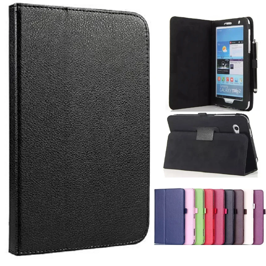 Nuova Custodia Per Tablet Flip Per Samsung Galaxy Tab 2 7 Gt-P3100 P3110 P3113 Custodia Flip Cover Per Samsung Tab 2 P3100 Stand Case