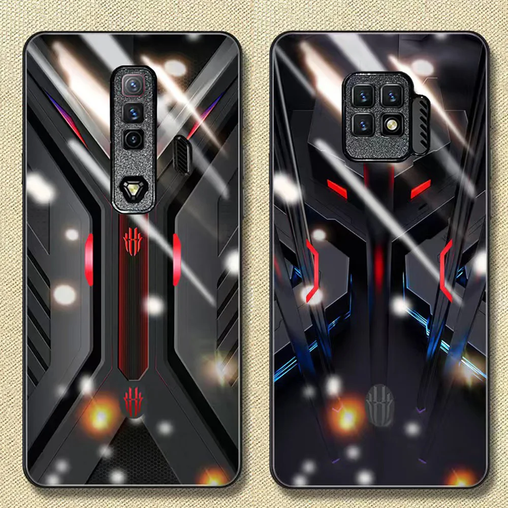 Per Red Magic 7 Pro Custodia Cover Posteriore In Vetro Temperato Per Nubia Red Magic 7 5G Coque Per Redmagic 7 Pro Magic7 Pro