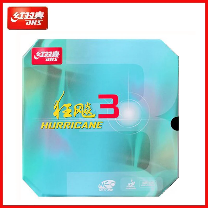 Originale Dhs Hurricane 3 Neo Hurricane 3 Gomma Da Ping Pong Hurricane-3 Pips-In Spugna Da Ping Pong Dhs Originale