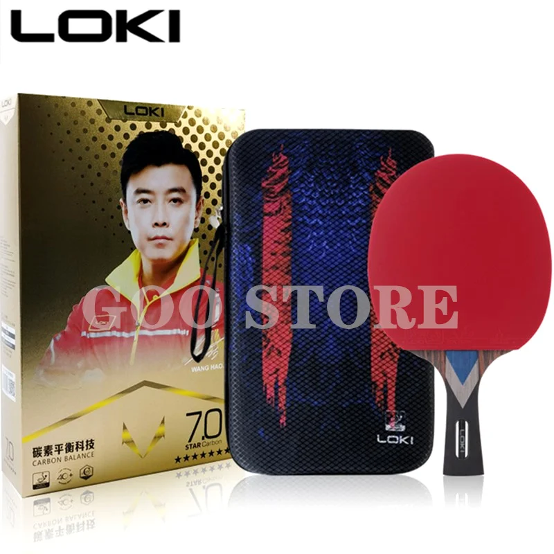 Loki 9 Star 7 Star 6/5/4/3/2 Star Racchetta Da Ping Pong Carbon Blade Competition Originale Loki Ping Pong Bat
