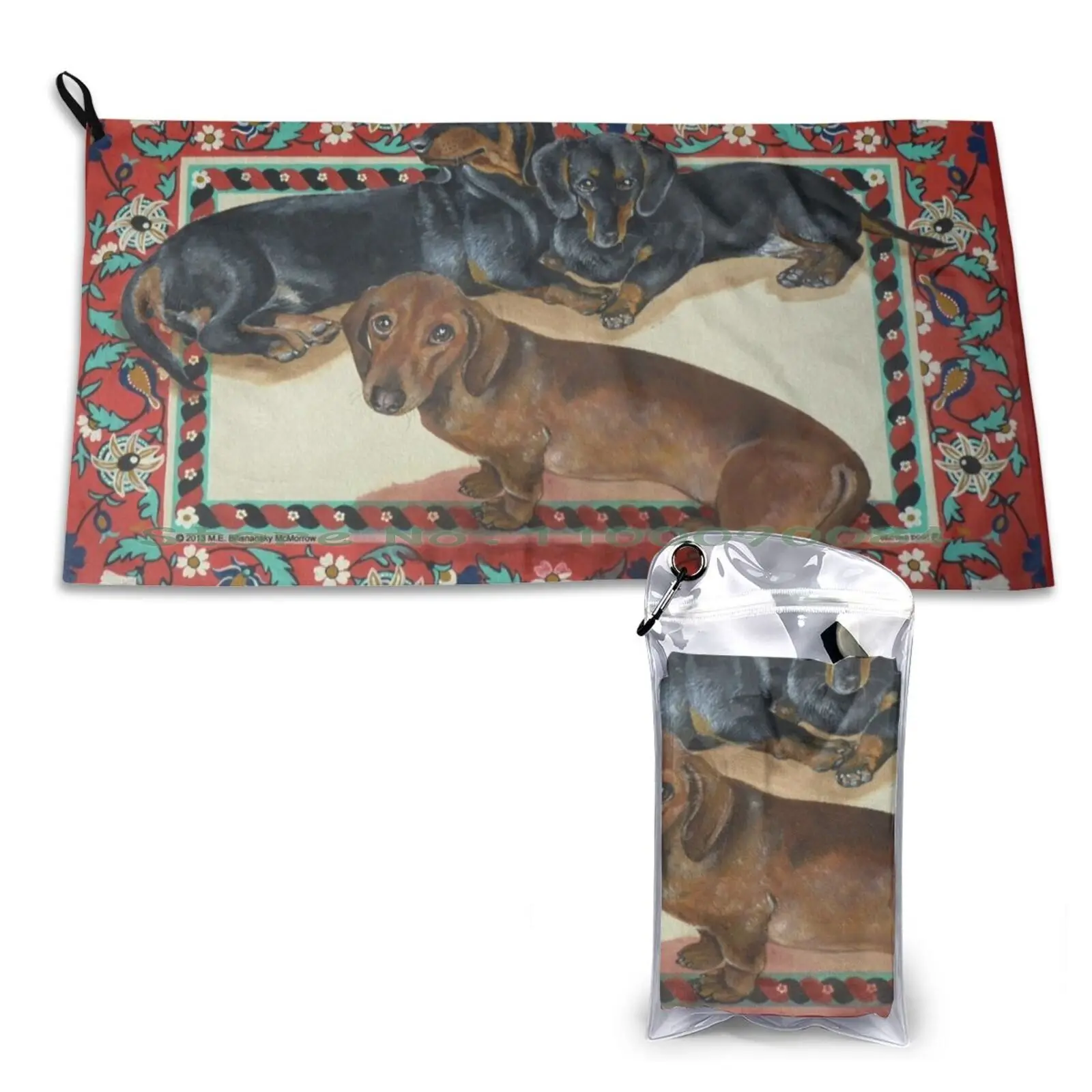 Wienerdog Party Asciugamano Ad Asciugatura Rapida Palestra Bagno Sportivo Portatile Westfalia Classico Campeggio Raffreddato Ad Aria T1 T2 Viaggio All