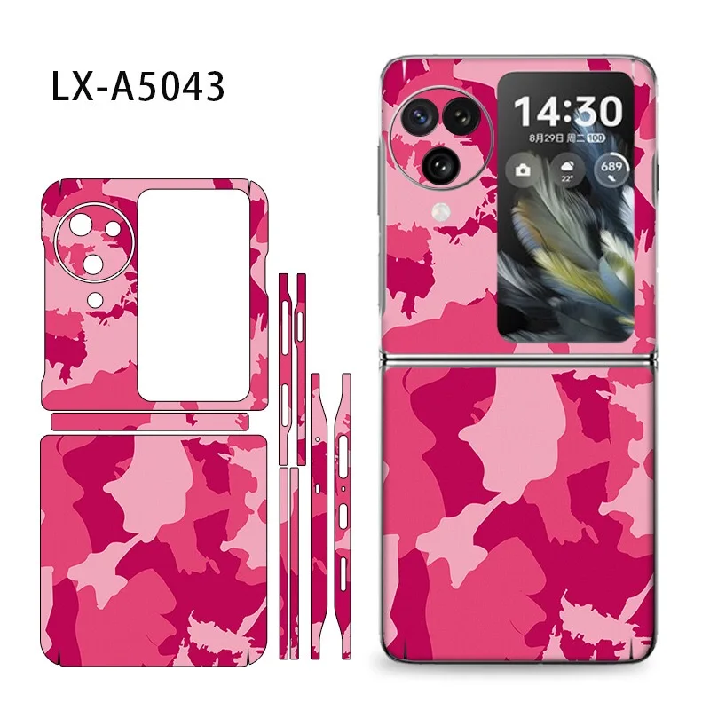 3M Full Cover Film Per Oppo Find N3 Flip Find N3 Decal Skin Back + Side + Cerniera Cover Protector Adesivi Ultra Sottili