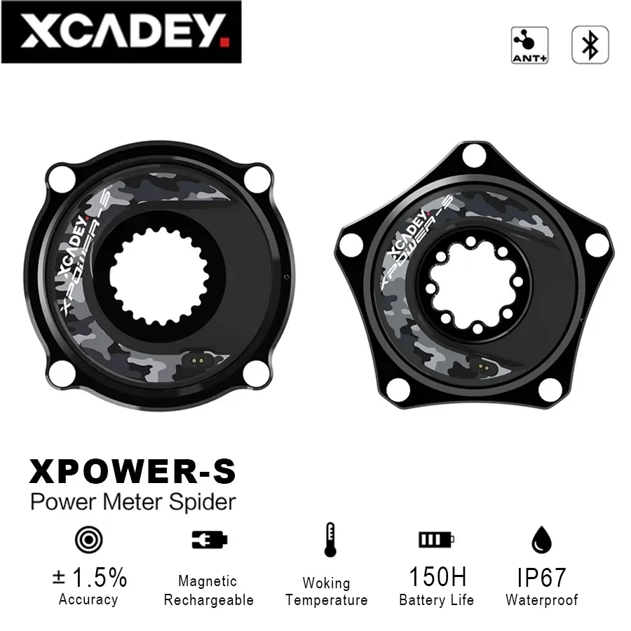 Xcadey-Misuratore Di Potenza Per Bicicletta, Powermeter Spider, 110Bcd, 104Bcd, Rotore Per Raceface Sram Fit, Manovella Cannondale, Parti Per Bici Da 