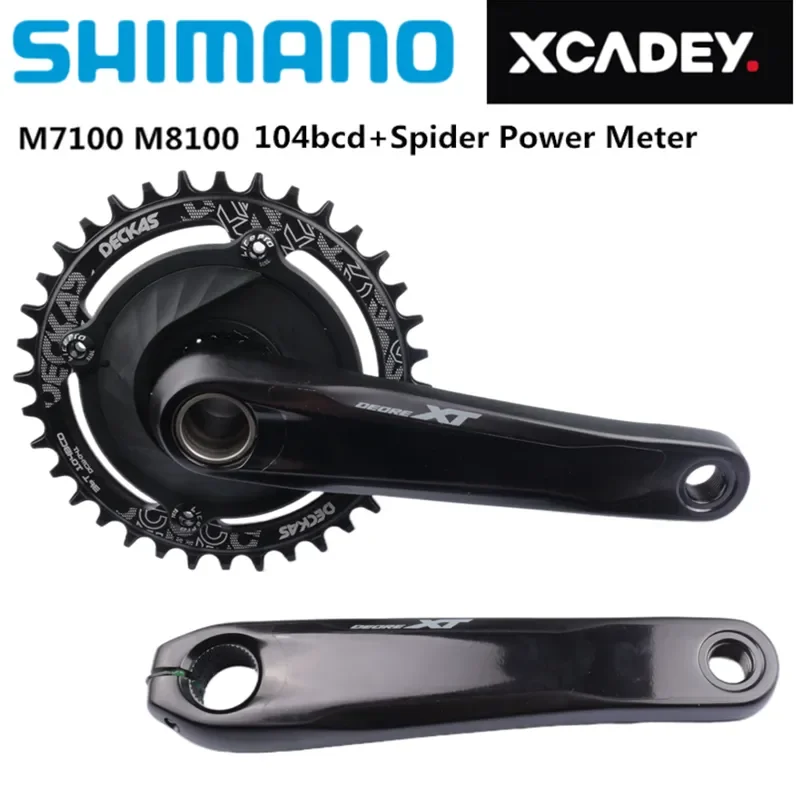 Shimano Slx M7100 M8100 170Mm 175Mm Manovkarms Deckas 104Bcd Xcadey Xpower 104Bcd Misuratore Di Potenza Spider Per M7100 M8100 M9100 Mt900