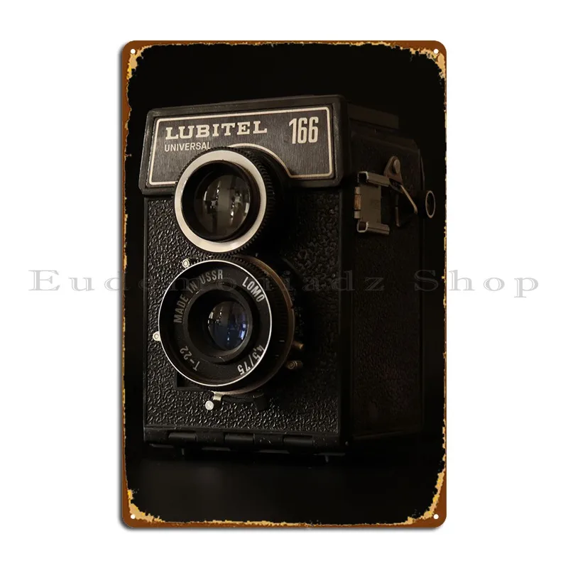 Camera Lubitel 166 Vertica Metal Sign Cinema Garage Design Wall Designer Tin Sign Poster