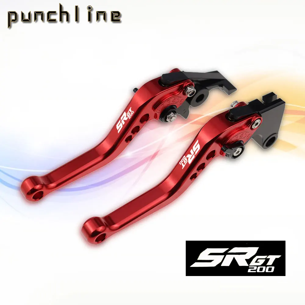 Misura Per Sr Gt200 2021-2023 Sr Gt200 Sport Sr Gt 200 Accessori Moto Cnc Leve Frizione Freno Corto Set Maniglia Regolabile