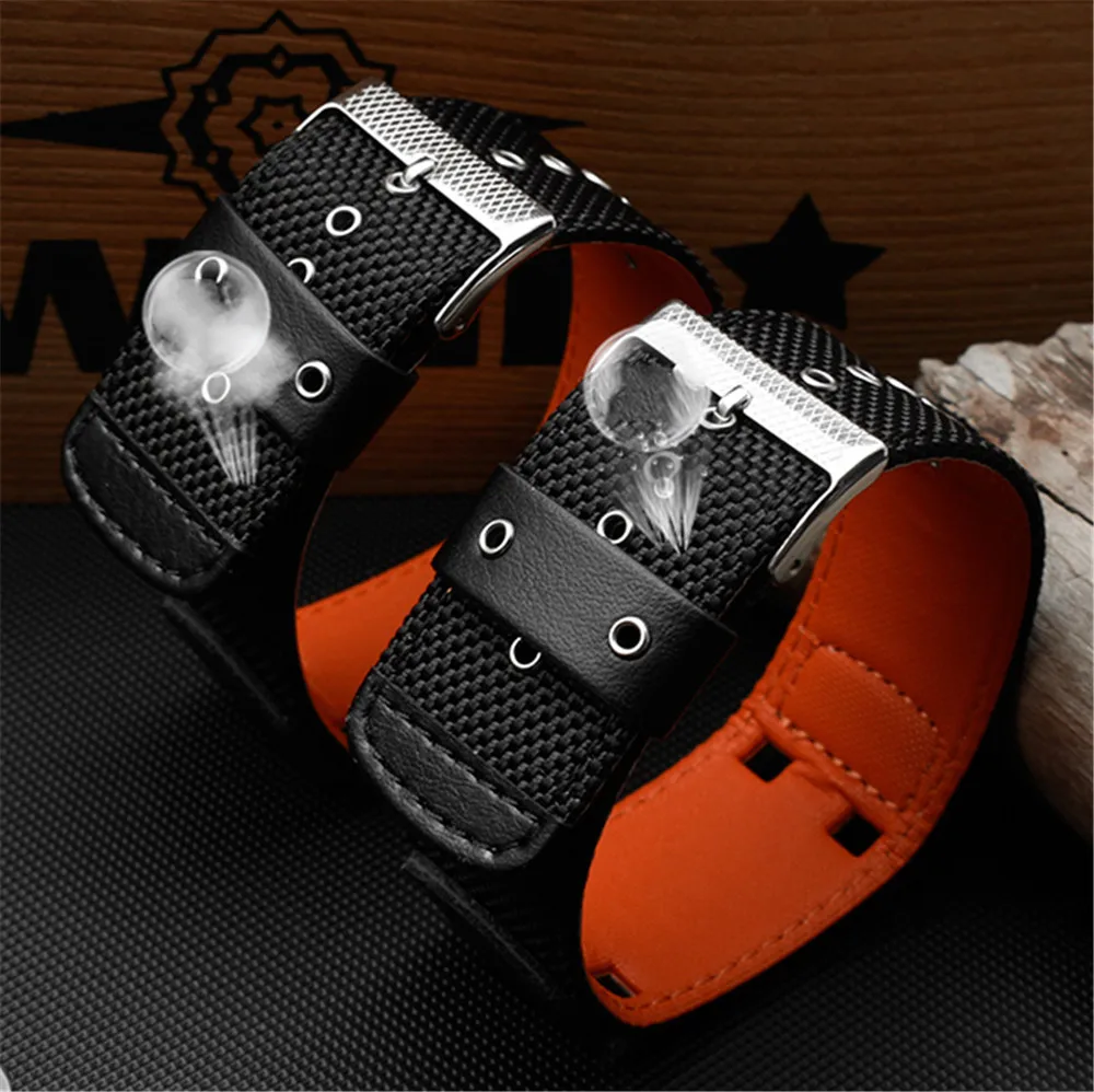 Cinturino Per Orologio In Pelle Di Nylon Per Casio G-Shock Aw-591Ms Aw-590 Awg-M100/101G-300 Dw-5600 Gw-5000 5035 Gw-M5610 Cinturino Da Polso 16Mm 18M