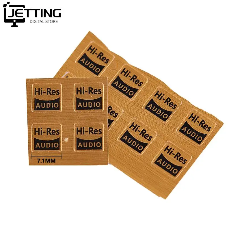 10Pcs Adesivi Adattatore Audio Hi-Res Per Walkman/Fiio/Iriver/Cayin Mp3 Tutti I Dispositivi Hifi Adesivi Per Auricolari Audio 7.1 X7.1Mm