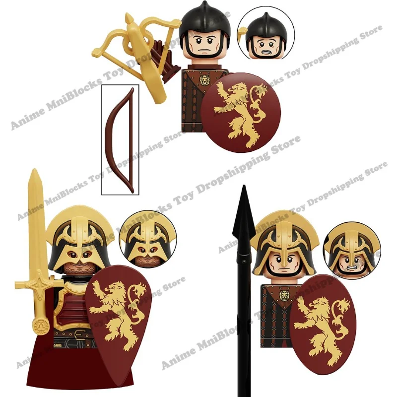 Kt1068 Kt1001 Kt1019 Kt1024 Kt1029 Film Di Game Thrones Jon Snow White Walkers Orologio Da Notte Jaime Lannister Anime Toys Blocks