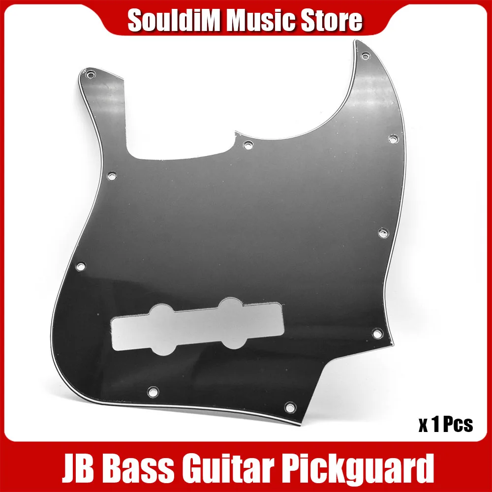 Jb Bass Guitar Pickguard 10 Fori Pick Guards Piastra Antigraffio Per Jazz Bass 3Ply Pvc Parti Di Chitarra Elettrica