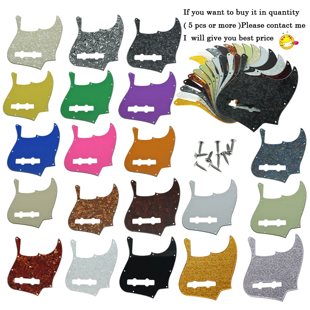 Dopro Standard Jazz J Bass Pickguard Scrach Piastra Di Vari Colori