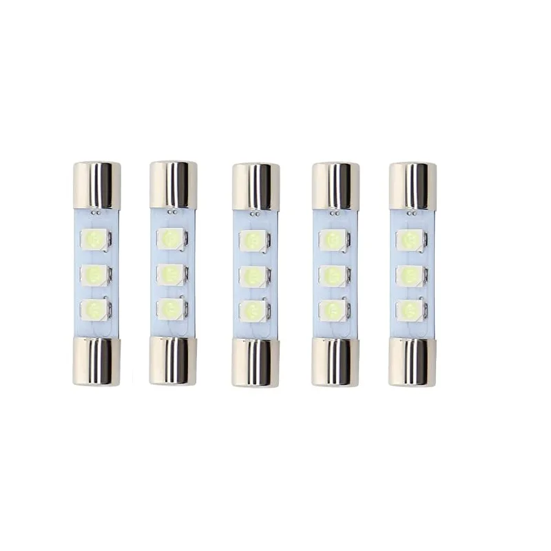 5 Nuovissima Lampada Fusibile Led Ac8V Per Marantz Sansui Kenwood Sony Pioneer E Molti Altri Ricevitori Stereo Audio Vintage