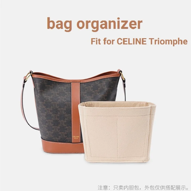 1948 Inserto Organizer Per Borse Morbido E Leggero Per Celine Triomphe Bucket Organizer Divisore Shaper Protector Scomparto Interno