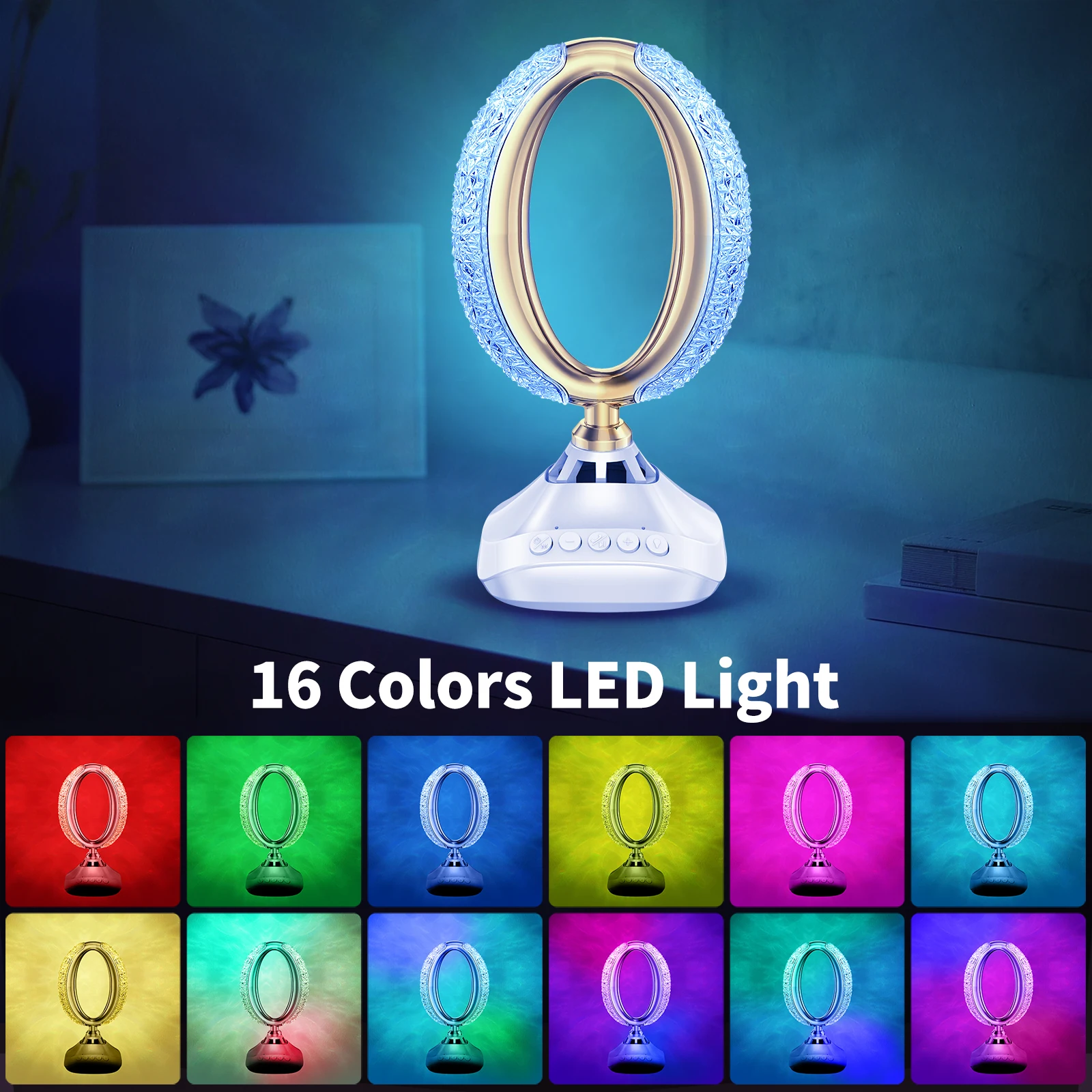Quran Speaker Lamp Quran Learning Mp3 Audio Playing Wireless Bluetooth Muslim Gift