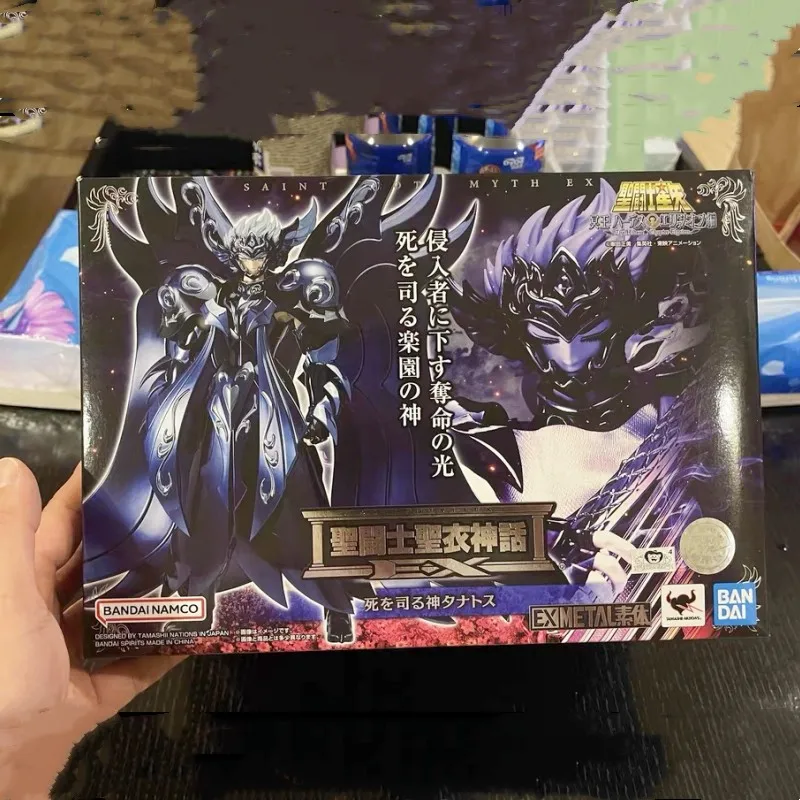 Originale Bandai Genuine Saint Seiya Cloth Myth Ex Bleach Thanatos Collection Action Model Toys Compleanno Cool Limited Gifts
