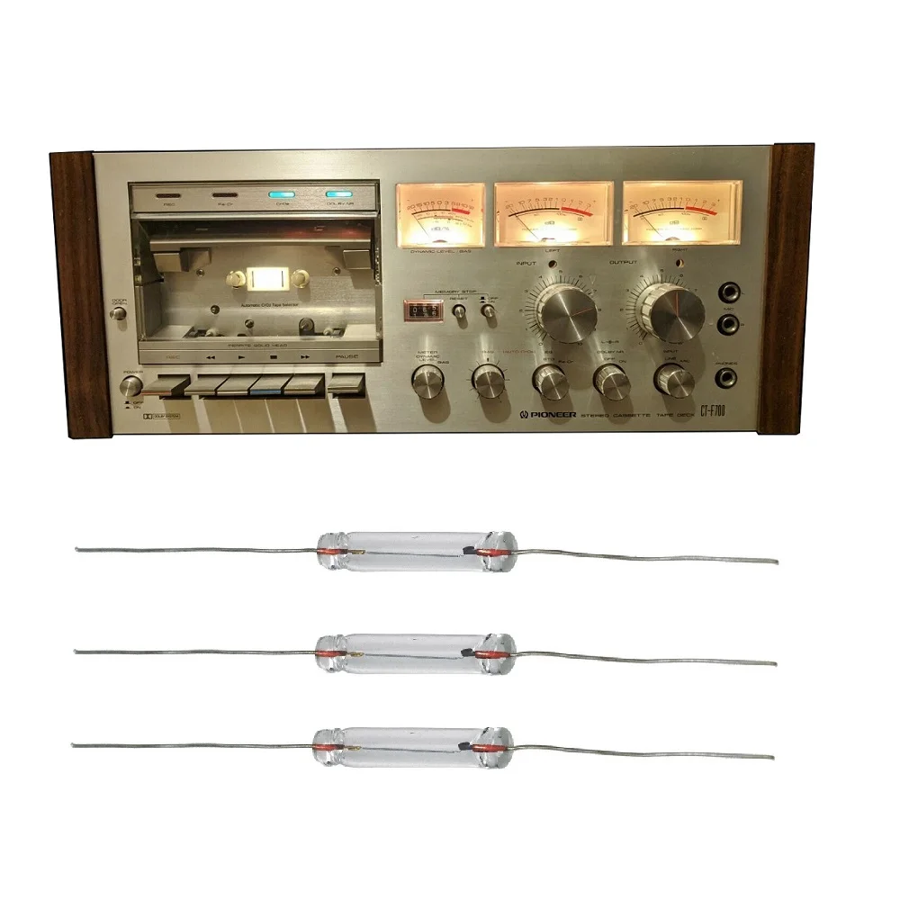 Tecoclampe 10 Super Bright 8 V100Ma Axial Vu Meter Lampade Per Teac Revox Aaki Pioneer E Molti Registratori A Nastro Vintage Reel-To-Reel