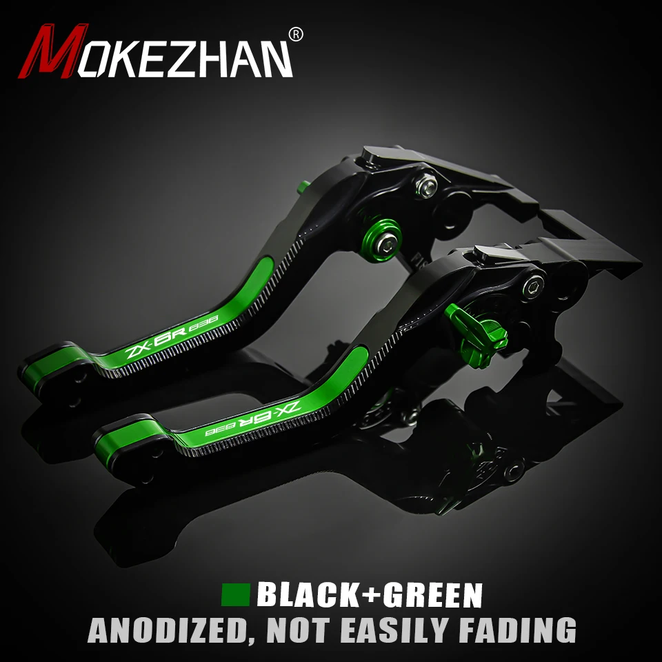 Nuovi Accessori Degin Leve Frizione Freno Estensibili Pieghevoli Regolabili Per Kawasaki Ninja Zx-6R 636 Zx6R 636 2019 2020 2021