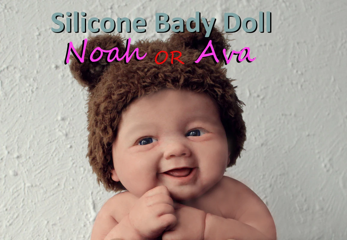 7 "Boy Micro Preemie Full Body Silicone Smile Baby Doll" Noah "Realistica Mini Reborn Doll Surprice Bambini Anti-Stress