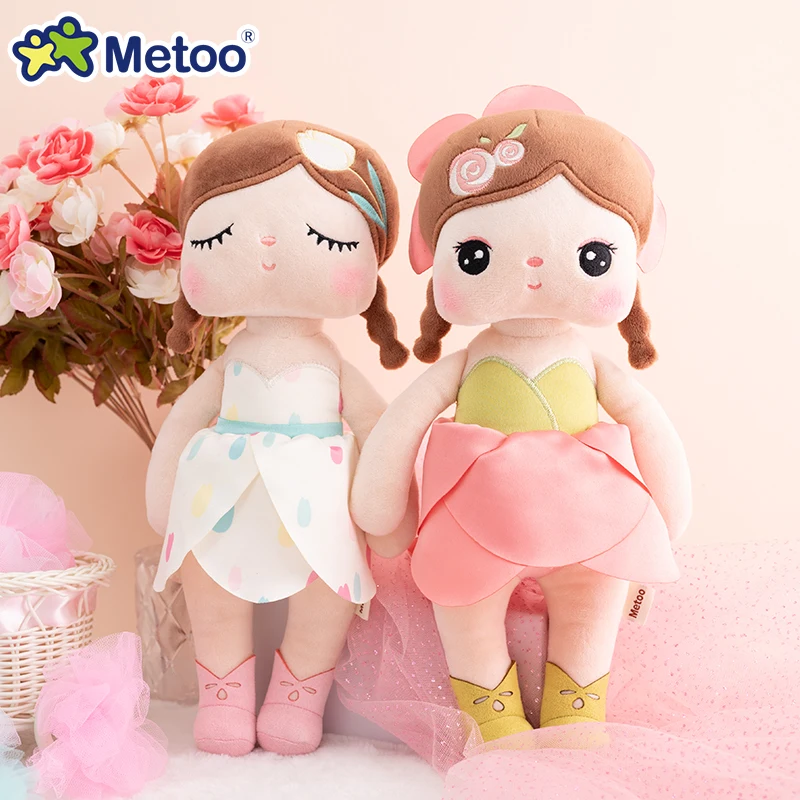 Metoo Doll Peluche Per Ragazze Baby Linda Kawaii Flower Fairy Angela Per Bambini Kid Christmas Birthday Gift Vendita Calda