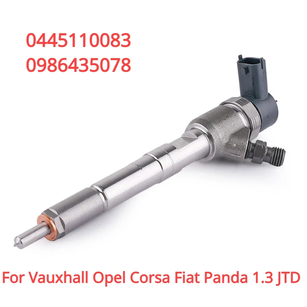 0445110083 0986435078 Nuovo Iniettore Di Carburante Diesel Per Vauxhall Opel Corsa Combo Fiat Panda 1.3 Jtd