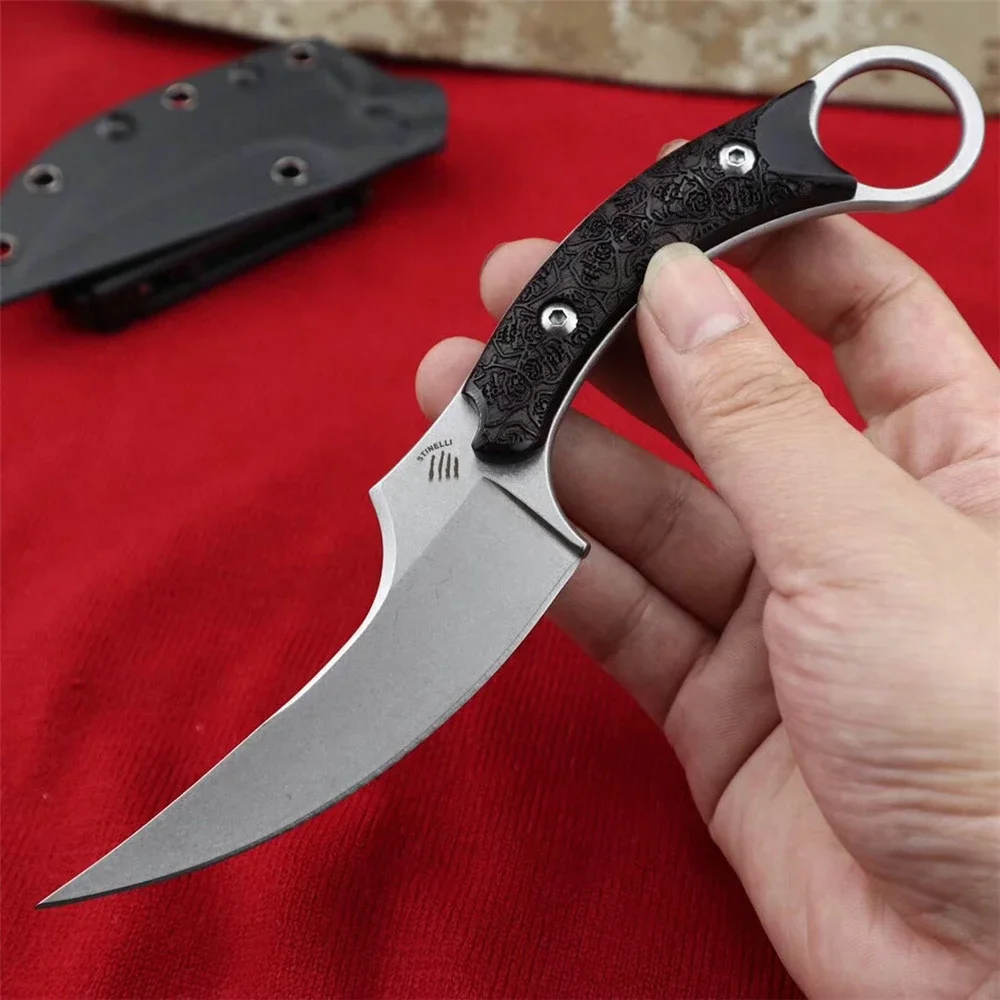 Tactical Outdoor Camping Survival Rescue Karambit Cs Go Coltello Fisso Utility Cutter Coltelli Da Tasca Da Caccia Strumenti Di Combattimento Portatili