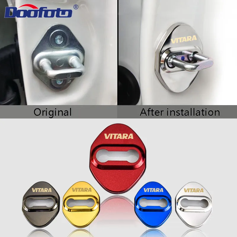 Car-Styling Auto Car Lock Lock Cover Emblems Case Per Suzuki Vitara 2015 2016 2017 2020 Badge Adesivi Accessori Car Styling