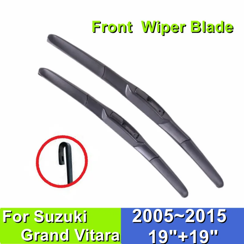 Spazzola Tergicristallo Per Suzuki Grand Vitara 19 "+ 19" Parabrezza Parabrezza Auto Finestra Anteriore 2005 ~ 2015 Accessori