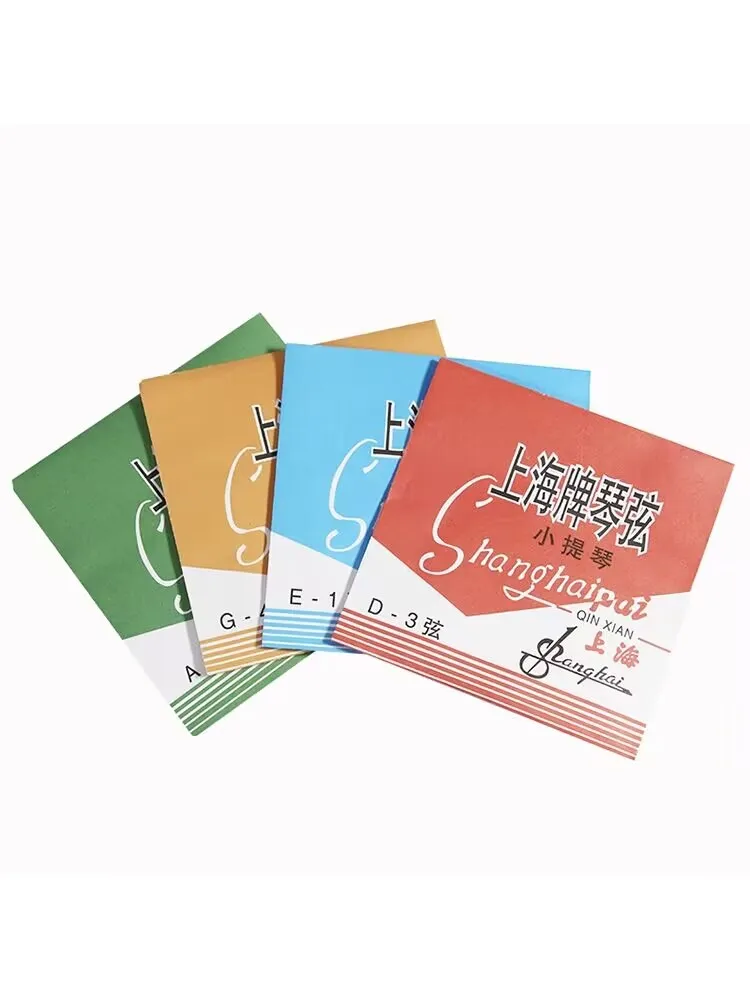 Corde Per Violino Di Marca Shanghai 4/4 3/4 1/2 1/8 Full Size A,D,G E String Steel String Accessori Per Violino Nave Libera