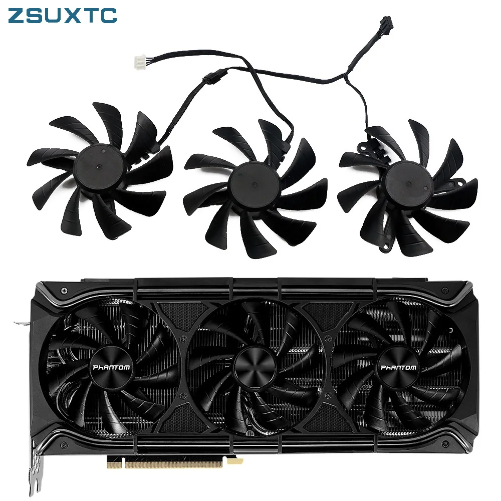 87Mm Th9215B2H-Pfb01 Rtx3080 Rtx3090 Ventola Della Scheda Grafica Per Gainward Geforce Rtx 3070 3080 3090 3080Ti Scheda Grafica Phantom