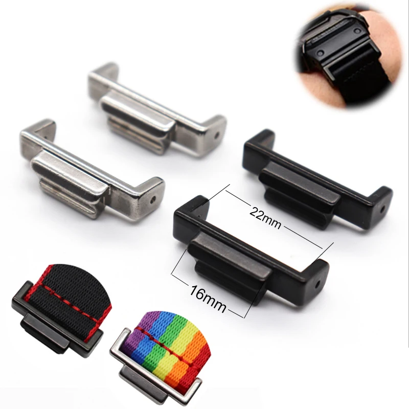 Adattatore In Acciaio Inossidabile Per Casio Dw5600 Dw5610 Ga110 Ga120 Gd110 Gd100 Ga2100 Gx-56Bb Accessori Per Connettori Modificati Per Cinturino