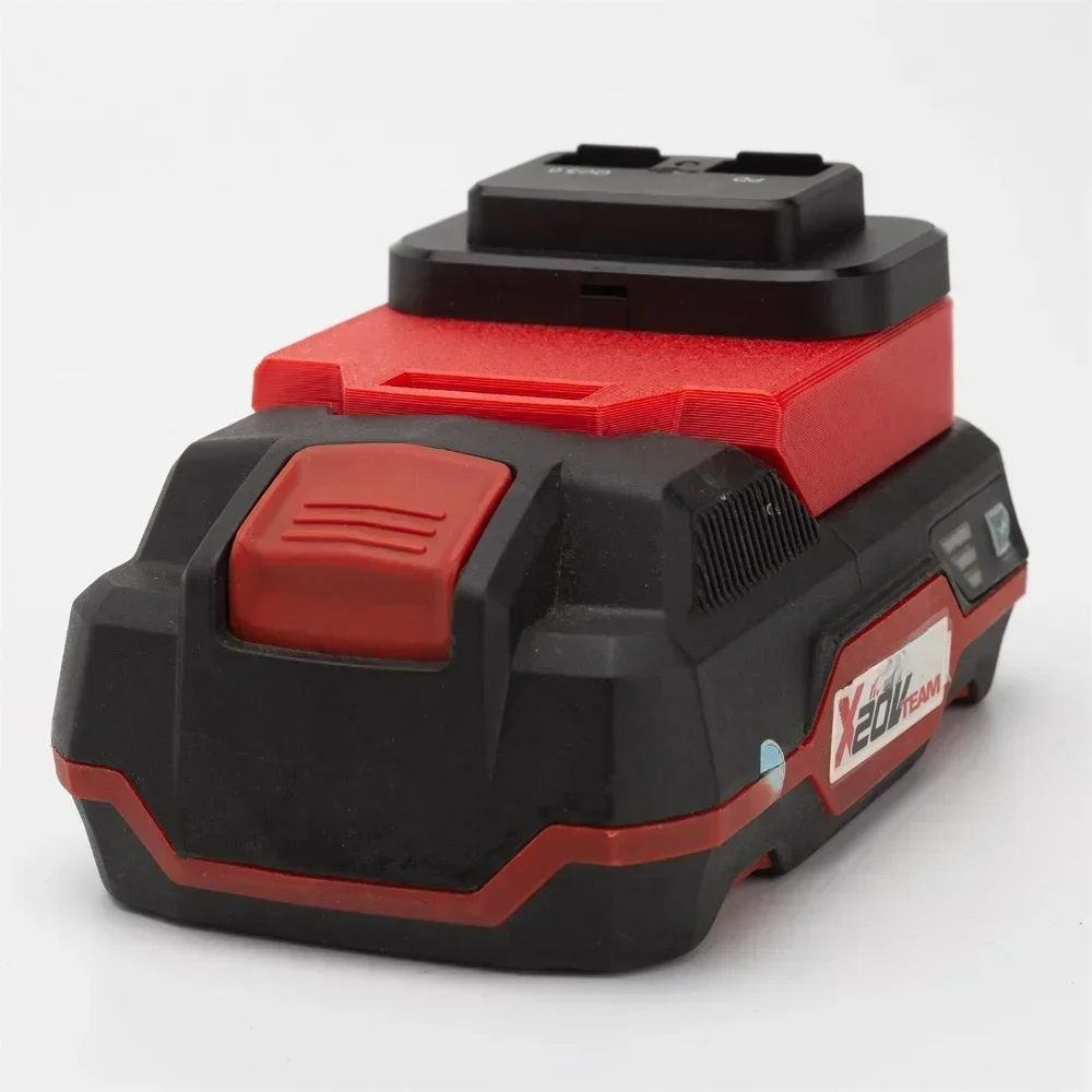 Adattatore Di Alimentazione Usb Per Batterie Agli Ioni Di Litio Della Squadra Lidl Parkside X20V Caricabatterie Rapido Pd/Qc3.0 (Batteria Non Inclusa)
