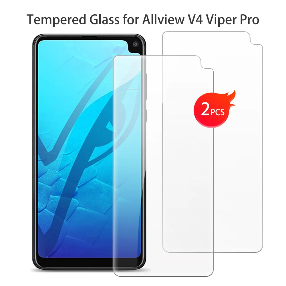 Per Allview V4 Viper Pro Vetro Temperato Protettivo Su Allview V4 Viper Pro Pellicola Protettiva Per Schermo Da 6.8 Pollici Per Smartphone