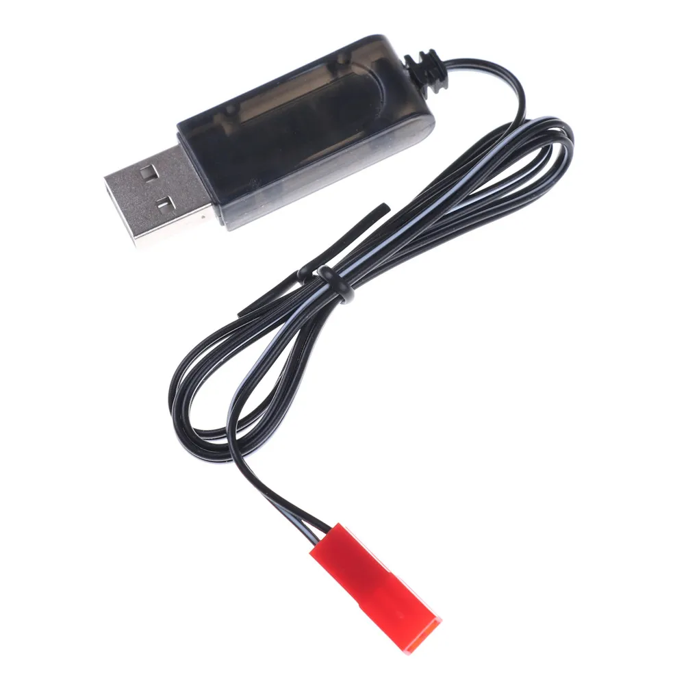 Cavo Adattatore Caricatore Usb Nero 3.7V Per Elicottero Drone Sky Viper