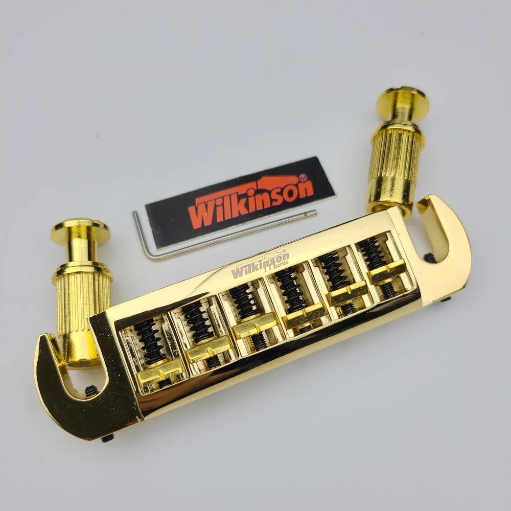 Wile1 52Mm String Spaziatura Ponte Avvolgente Regolabile Dorato Per Gibson/Epiphone Les Paul Lp Chitarra Elettrica Oro Wogt3