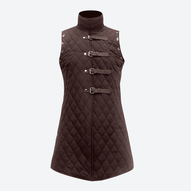 M-4Xl Gambeson Costume Aketon Armor Vest Coat Medievale Senza Maniche Outfit Larp Warrior Knight Hunter Outfit Per Uomini Adulti