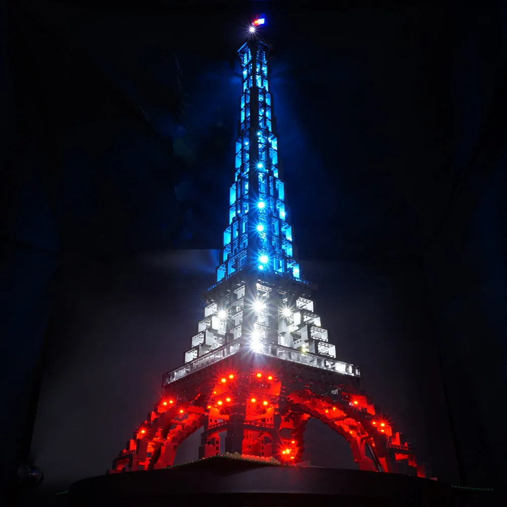 Kit Luci A Led Per Il 10181 Set Di Giocattoli Fai-Da-Te Della Torre Eiffel (Blocchi Non Inclusi)