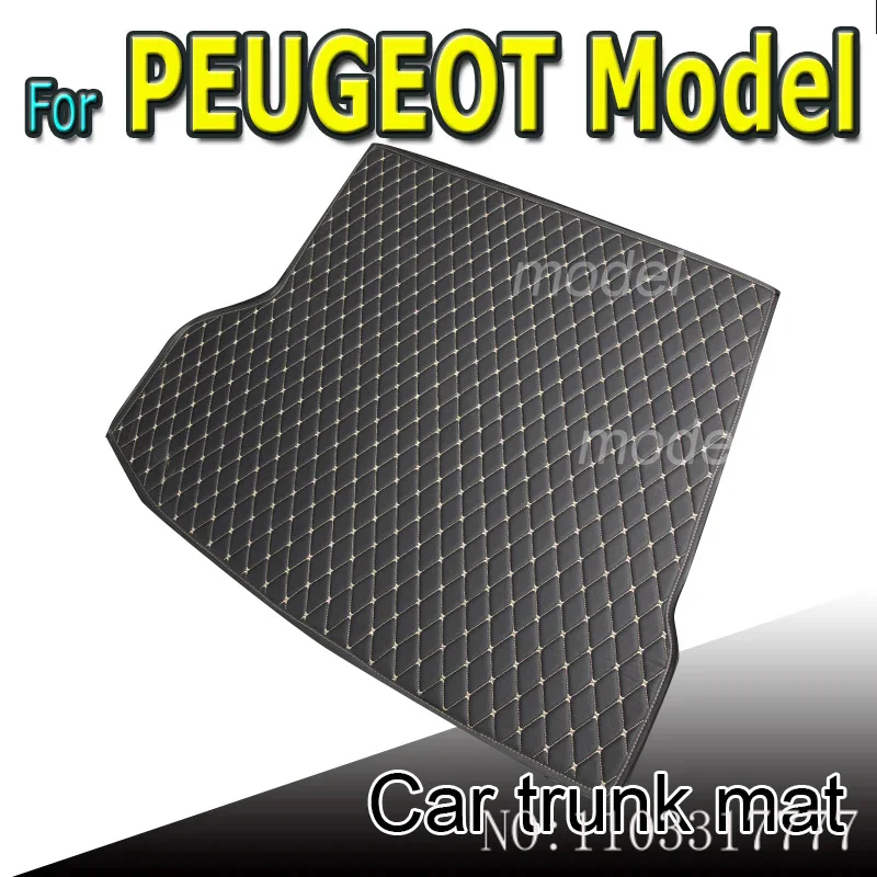 Tappetino Per Bagagliaio Impermeabile Per Peugeot 5008 Rcz 206 607 405 Rifter 5 Posti 208 Gt Line Cargo Liner Boot Tappeti
