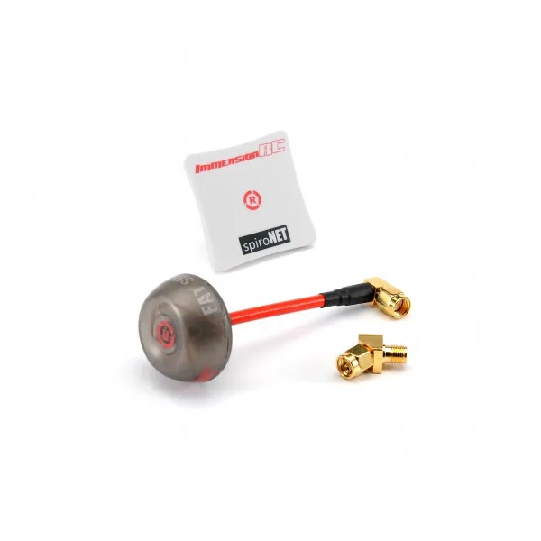 Immersionrc Spironet V2 5.8G Omni Antenna + 8Dbi Patch Antenna Rhcp Diversity Bundle Per Modelli Rc Occhiali Fpv